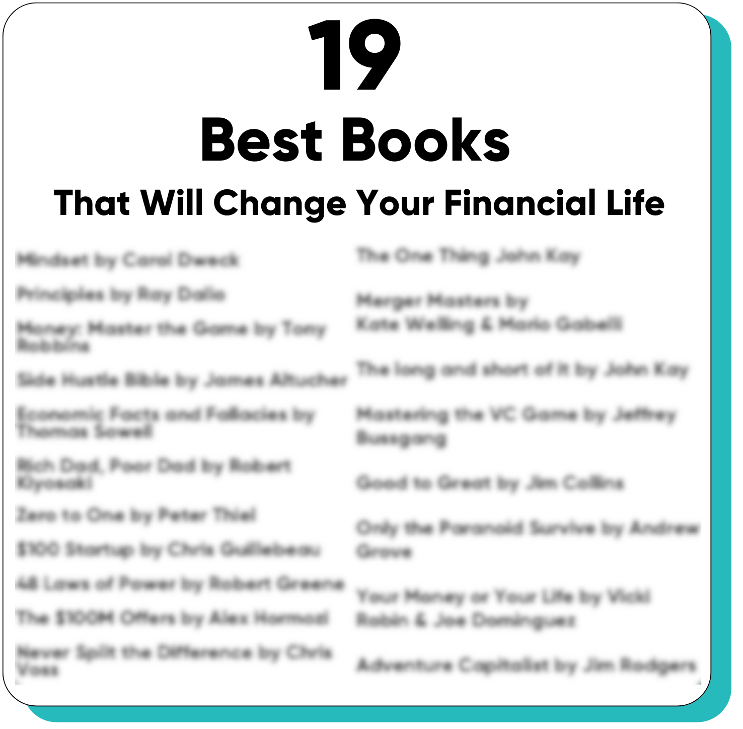 19 Books That Changed My Financial Life Forever